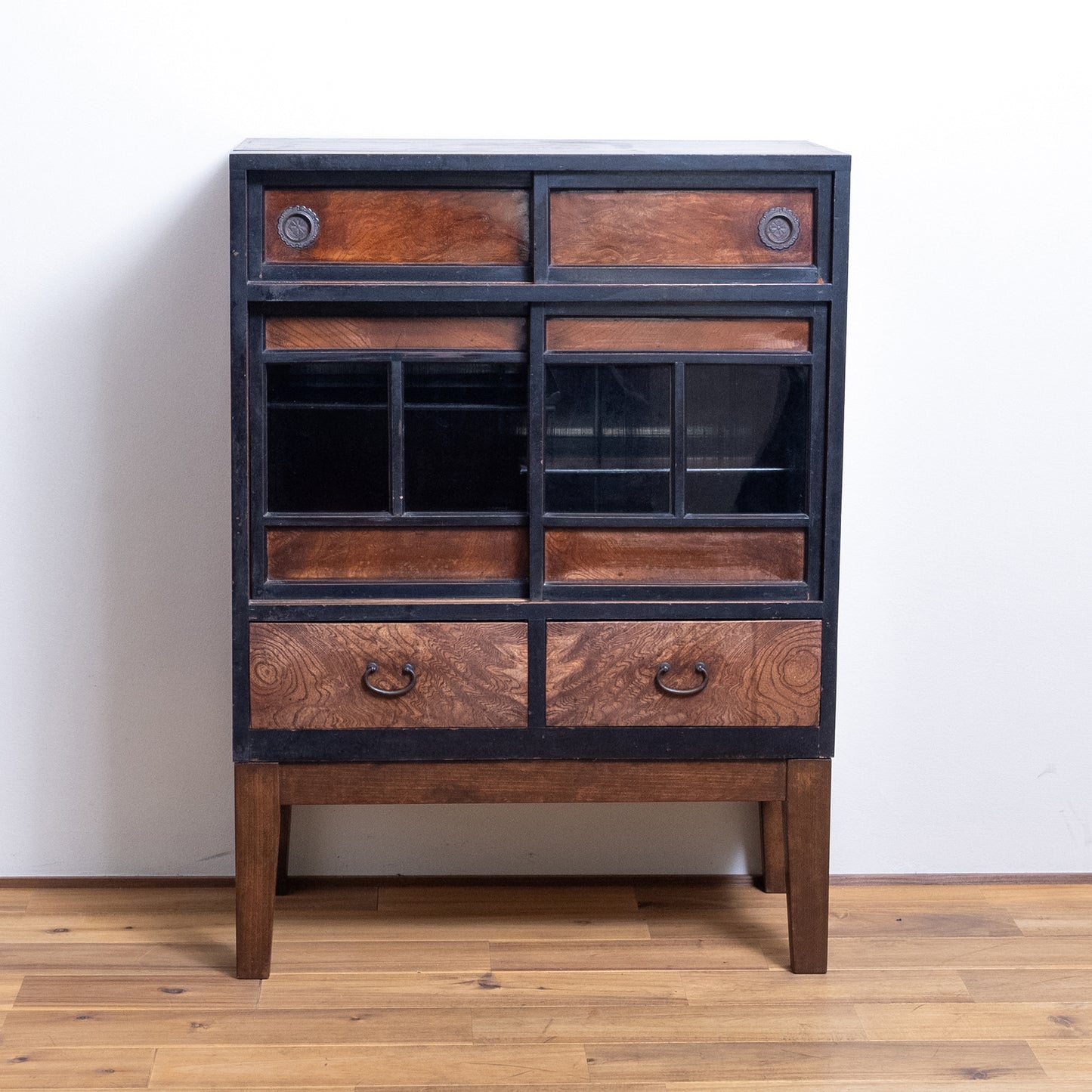Japanese Antique Tea Chest (Cha Tansu) NIPPONDO