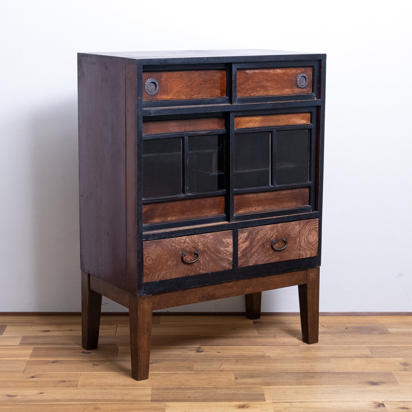 Japanese Antique Tea Chest (Cha Tansu) NIPPONDO