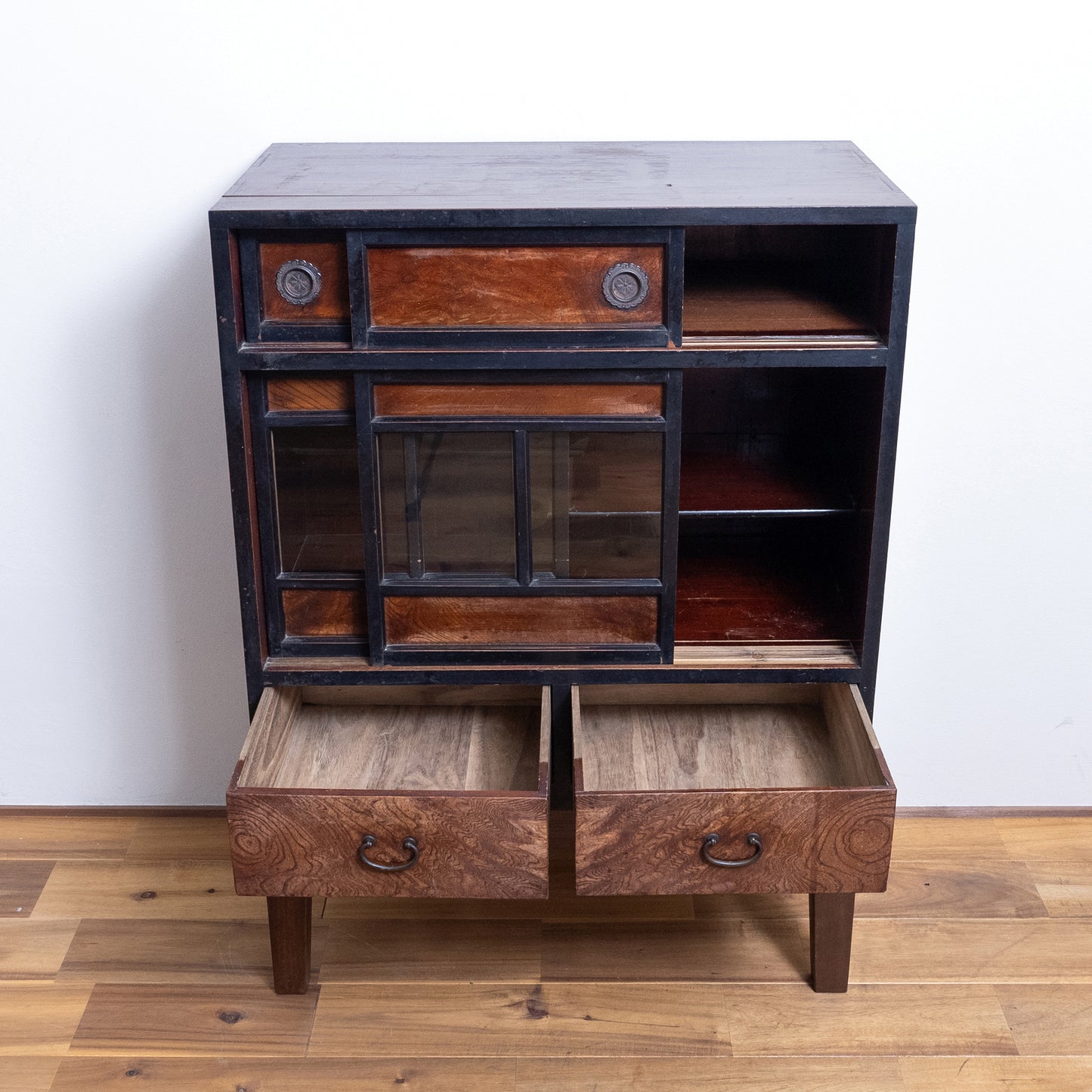 Japanese Antique Tea Chest (Cha Tansu) NIPPONDO