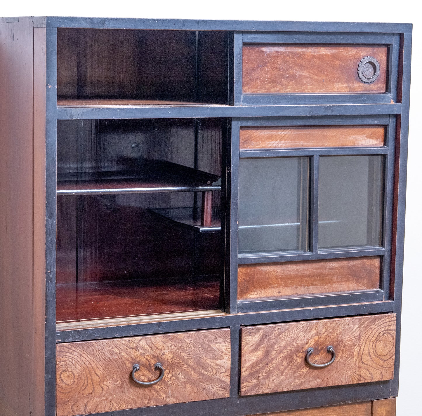 Japanese Antique Tea Chest (Cha Tansu) NIPPONDO