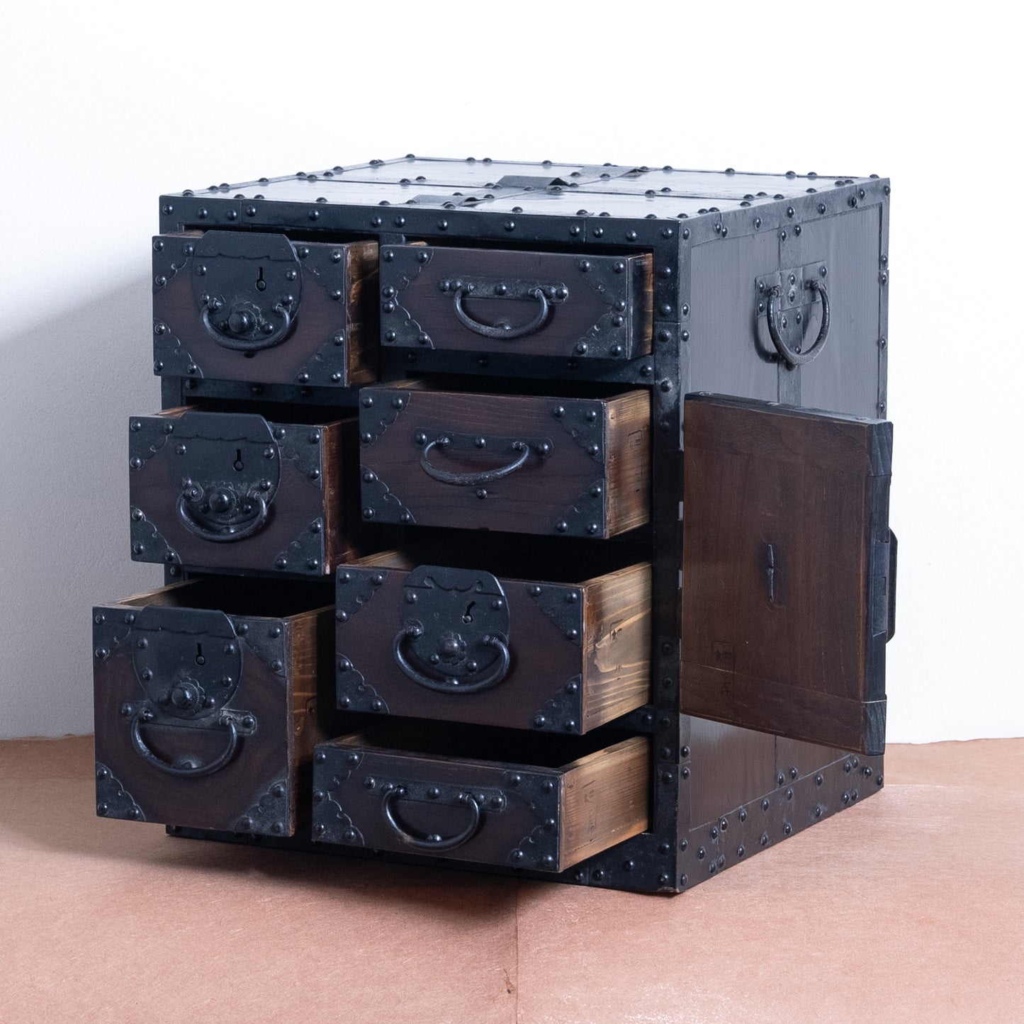 Japanese Antique Sea Captain's Chest (FunaDansu) NIPPONDO