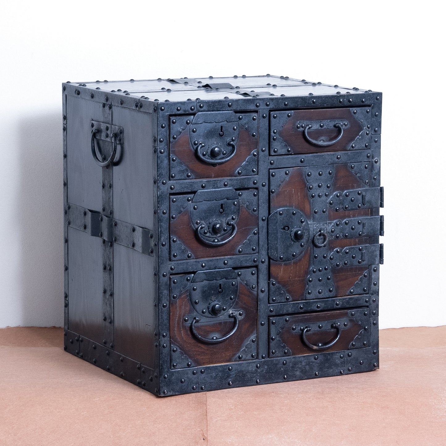 Japanese Antique Sea Captain's Chest (FunaDansu) NIPPONDO