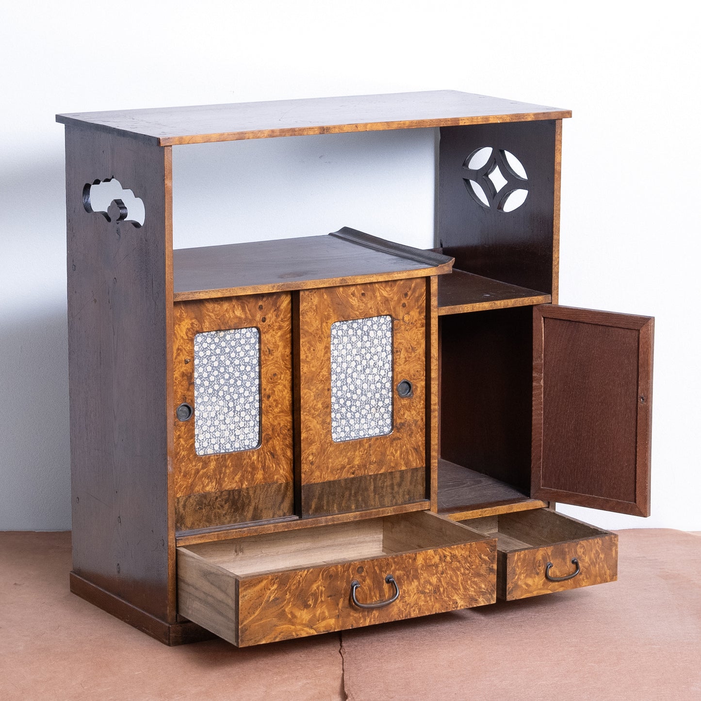 Japanese Antique Display Cabinet (Kazaridana) NIPPONDO