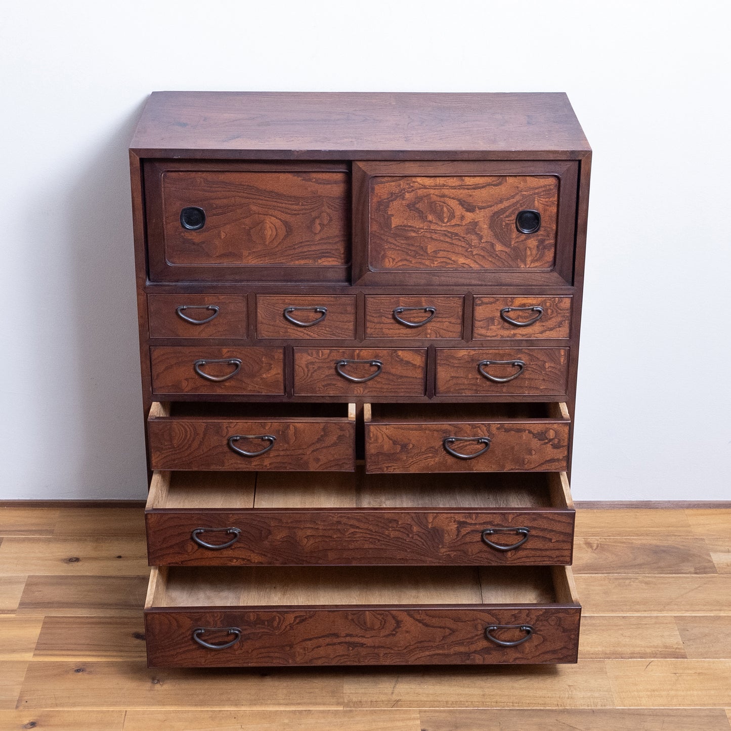Japanese Antique Room Chest (Hikidashi Tansu) NIPPONDO
