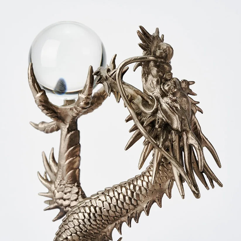 Dragon Ornament [KOURYU~Shining Dragon~] (White Bronze)  NIPPONDO