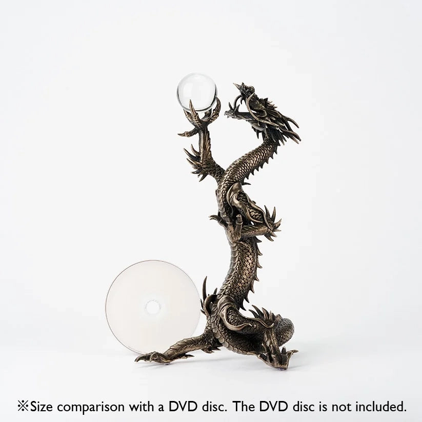 Dragon Ornament [KOURYU~Shining Dragon~] (Deep White Bronze)  NIPPONDO