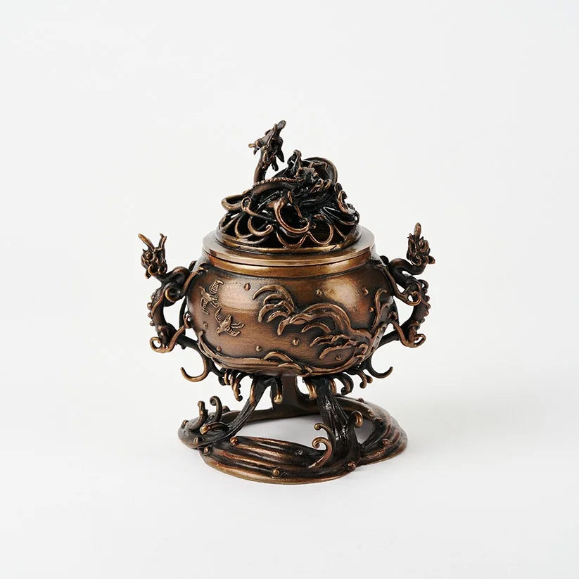 Incense Burner [Splash Water & Dragon Handle]  NIPPONDO