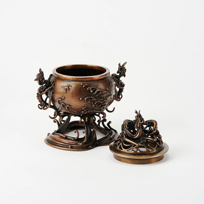 Incense Burner [Splash Water & Dragon Handle]  NIPPONDO