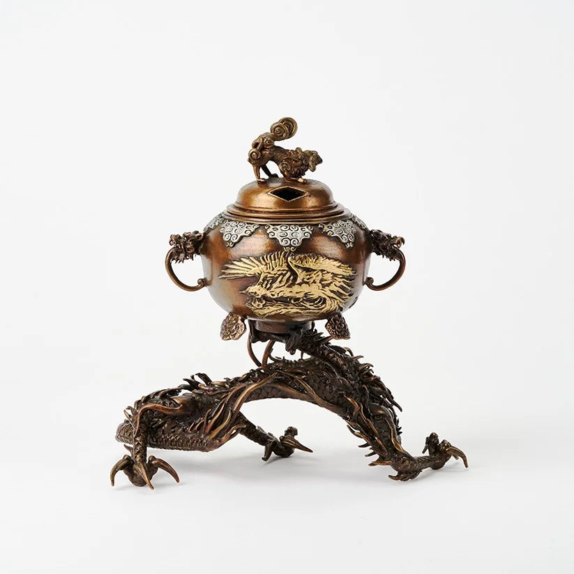 Incense Burner [Rising Dragon with good fortune]  NIPPONDO