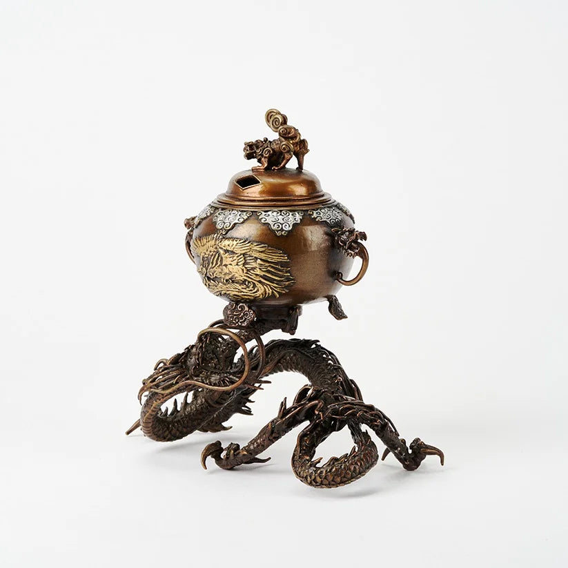 Incense Burner [Rising Dragon with good fortune]  NIPPONDO