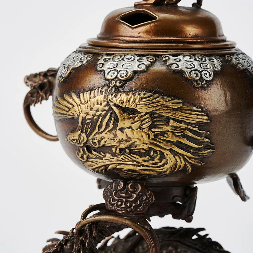 Incense Burner [Rising Dragon with good fortune]  NIPPONDO