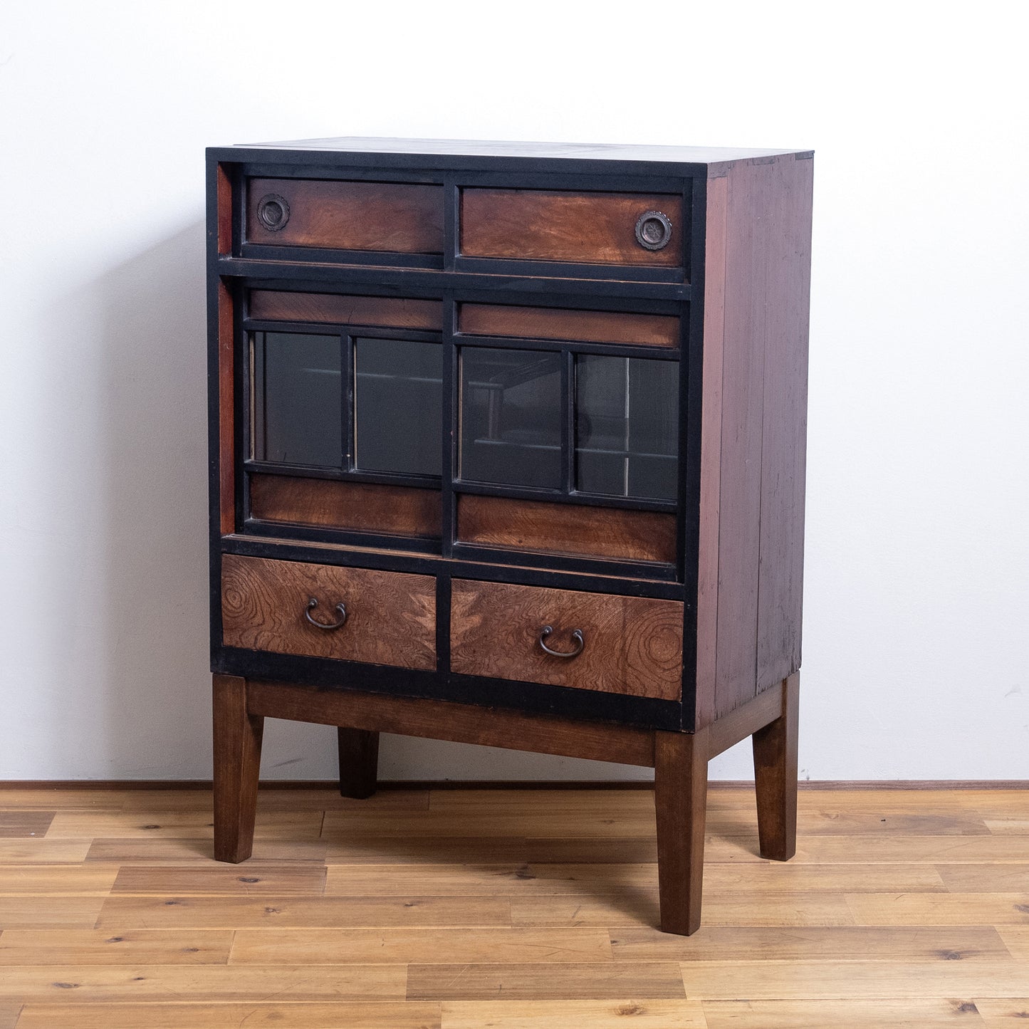 Japanese Antique Tea Chest (Cha Tansu)  NIPPONDO