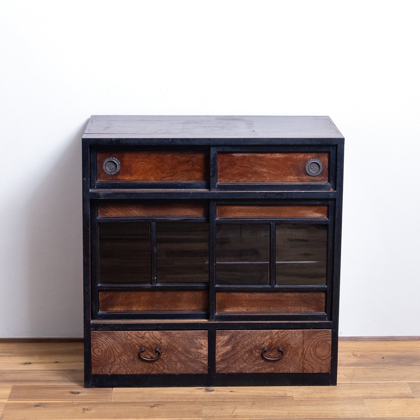 Japanese Antique Tea Chest (Cha Tansu)  NIPPONDO