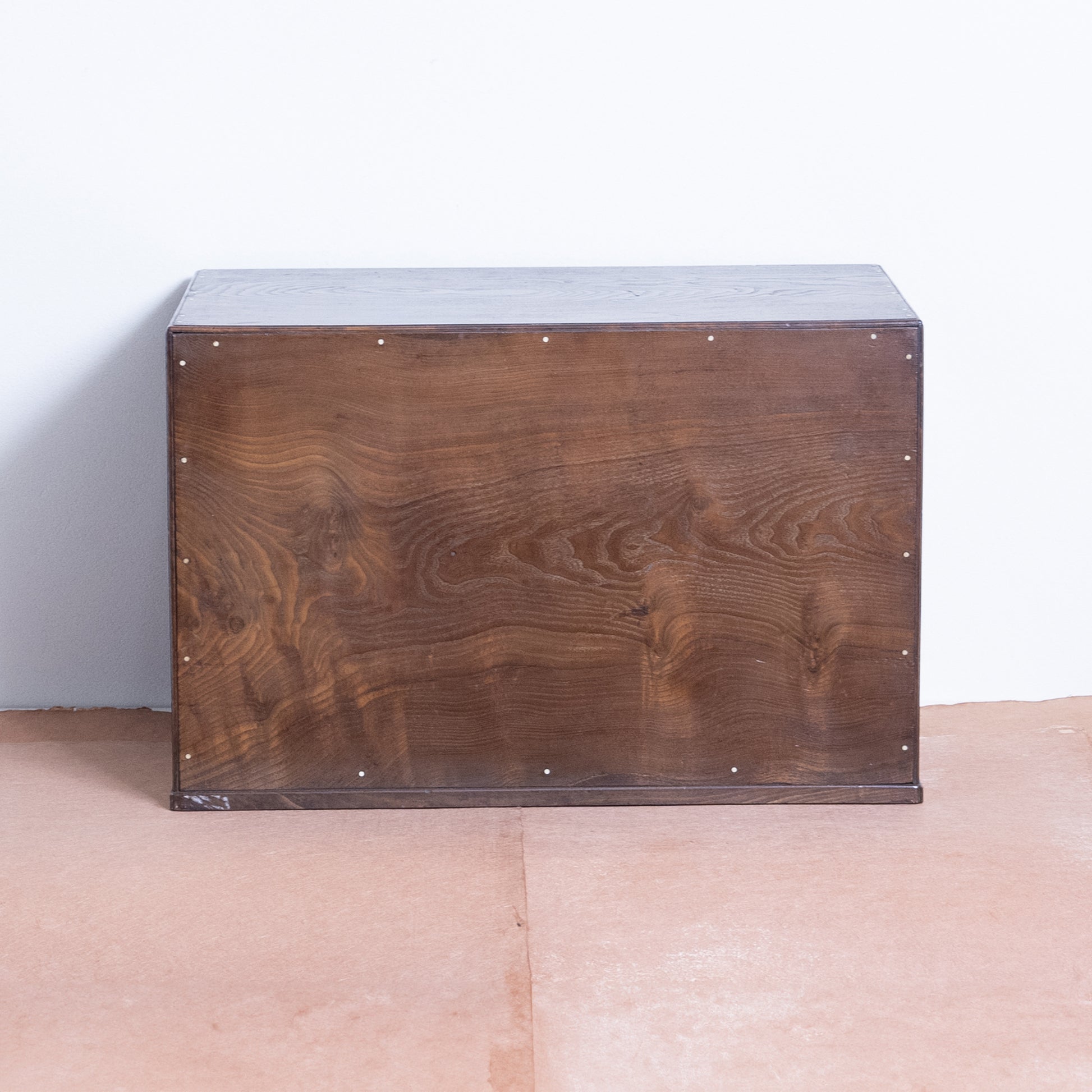 Japanese Antique The Zelkova Wood Grain Miniature Chest (Keyaki Tama-moku Tansu)  NIPPONDO