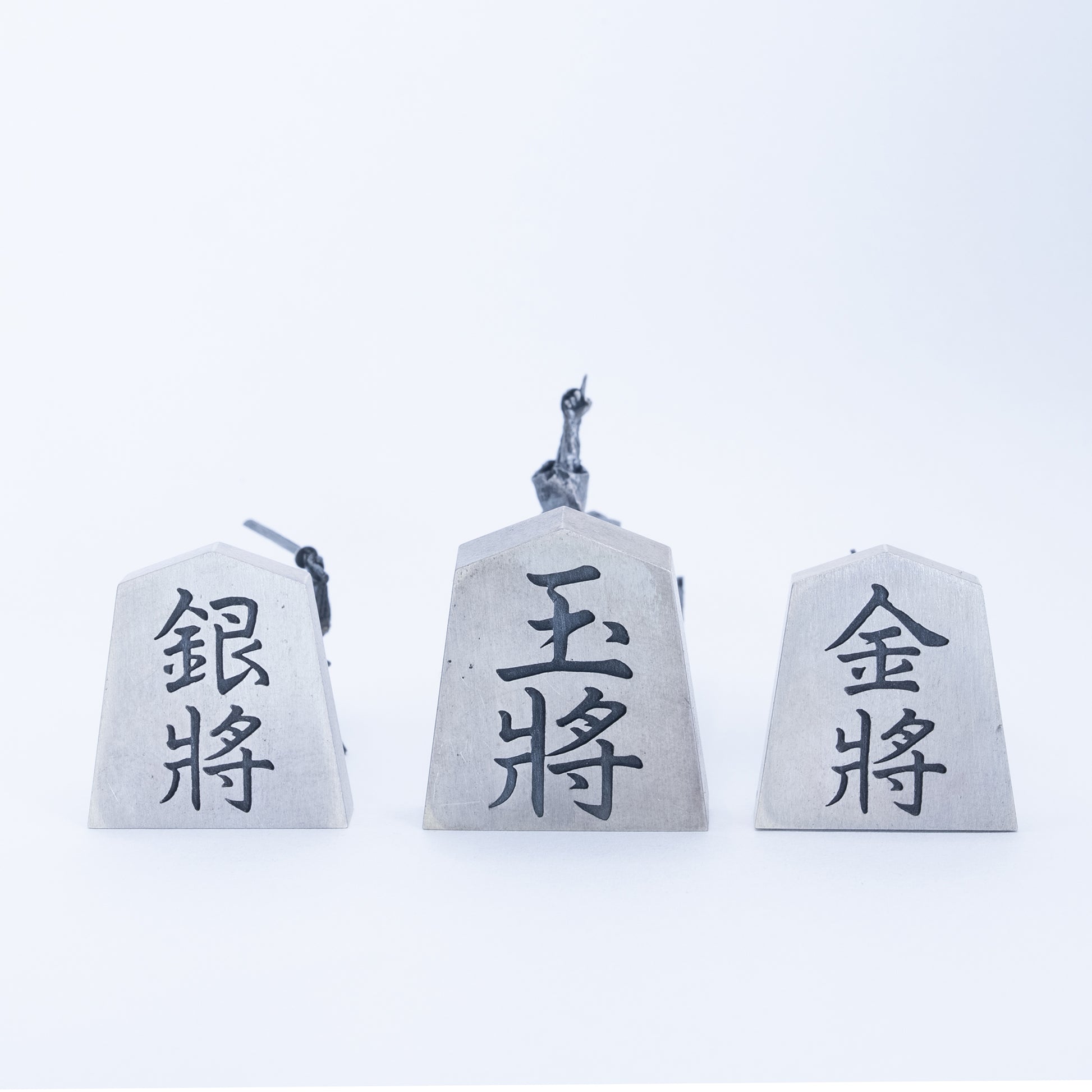 Samurai Shogi pieces "Gyoku-sho","Kin-sho","Gin-sho" 3set  NIPPONDO